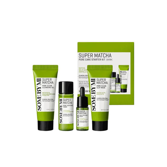 Some by mi - Super Matcha Pore Care kit de inicio.